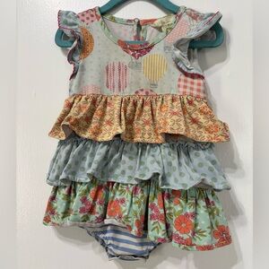 Matilda Jane Multicolor Ruffle Bodysuit